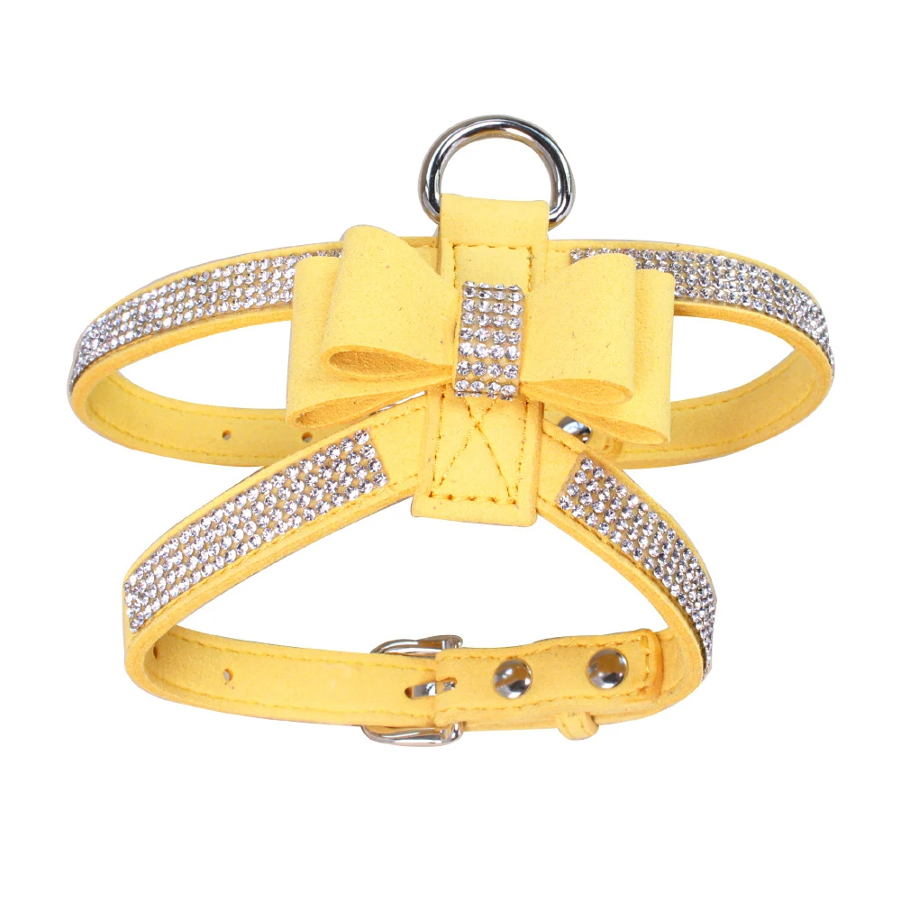 Title 5, Shiny Rhinestone Pet Chest Strap Leash, Anti-st...