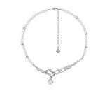 Colar de pérolas irregulares de lava para mulheres Design exclusivo e elegante. Adicione um toque natural e sofisticado ao seu visual. Compre já! — foto 5