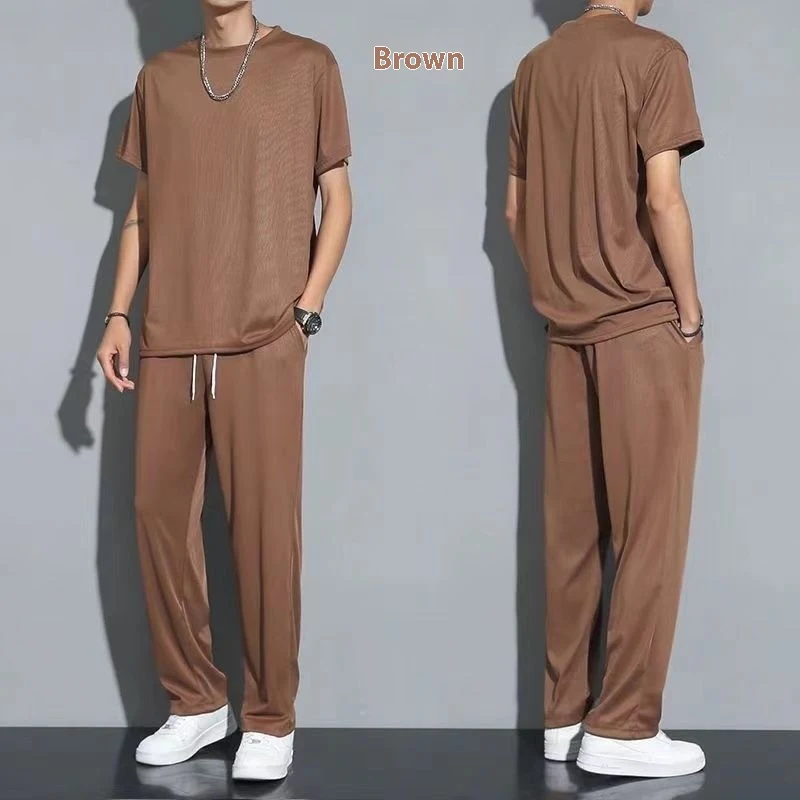 Title 2, Mens Quick-drying Ice Silk Breathable Suit Sho...