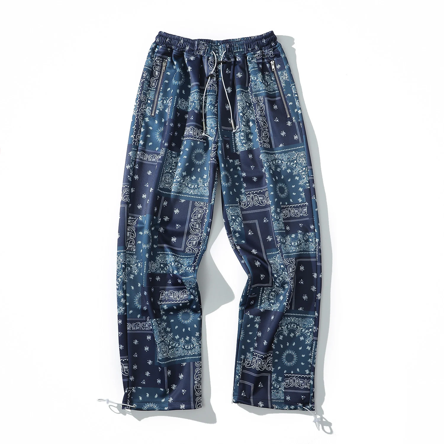 Title 3, Hip Hop Cashew Flower Full Printed Straight Wid...