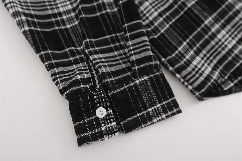 Title 3, Plaid Coat Womens Spring And Autumn High Stree...