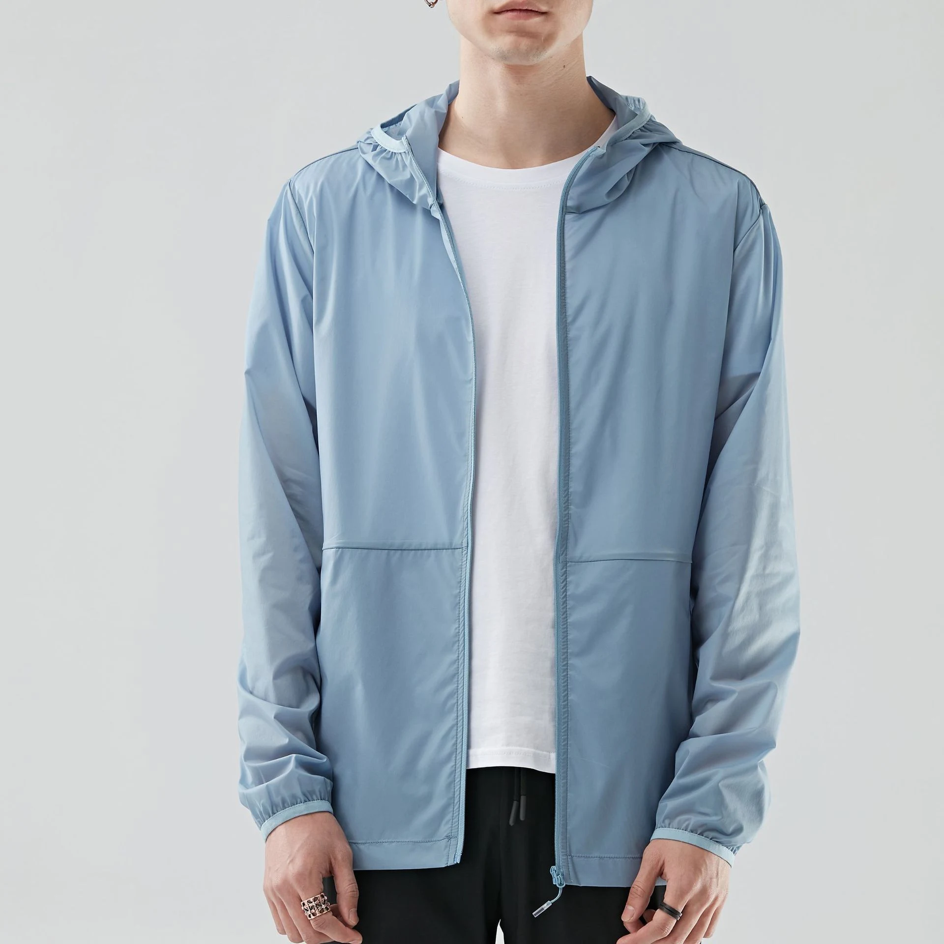 Skin Clothing herenoverjas, ademend en zonbeschermend. Kleding voor optimale bescherming tegen de zon en comfort. — foto 3