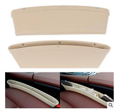 Creative high-end car leather seat seam box, gap filler, leakproof, interior car storage box. Keep your car clean and or — photo 1