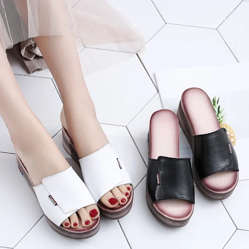Title 3, Womens Leather Platform Sandals. Step up your ...