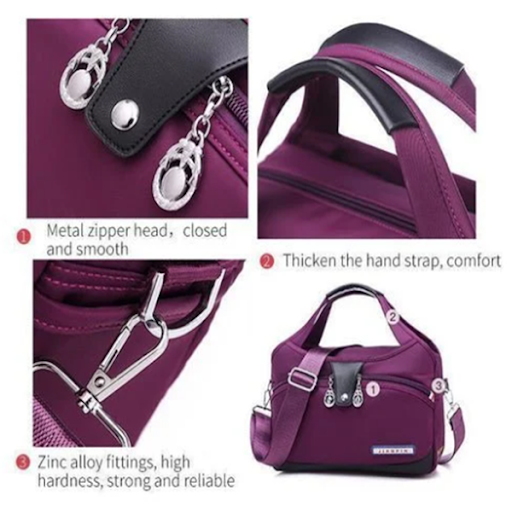 Title 11, Bolsa Crossbody Feminina Fashion Antifurto Bols...