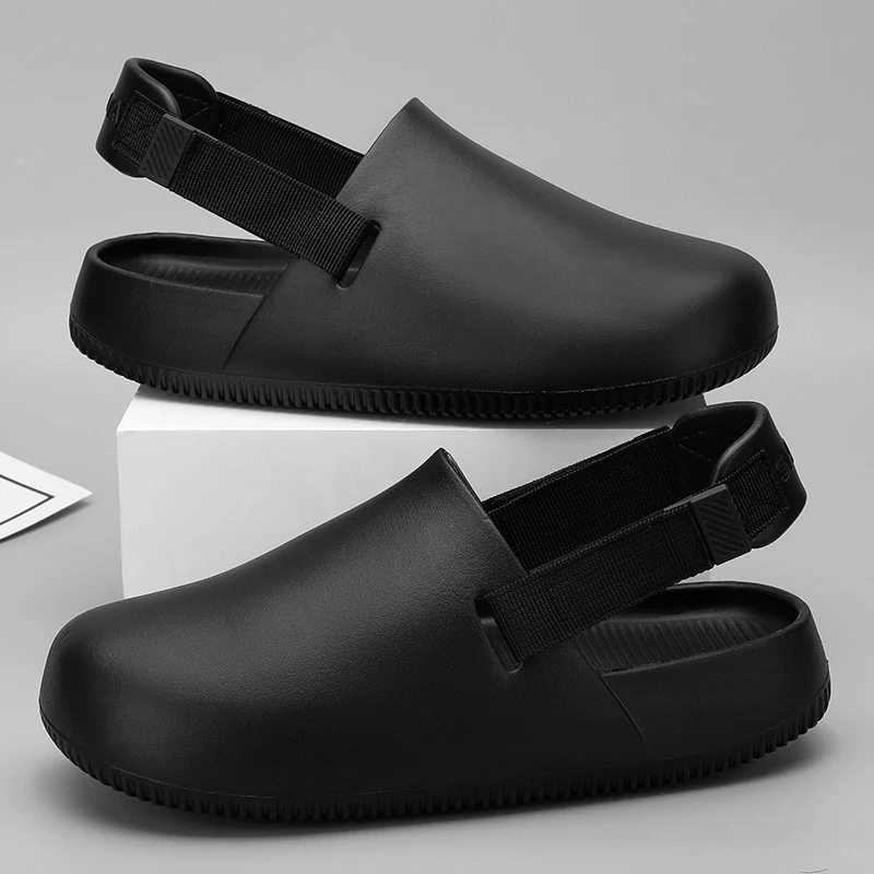Beach Hole Men's Platform Shoes Comfortable summer footwear, perfect for beach outings and everyday wear. Experience sty — photo 5