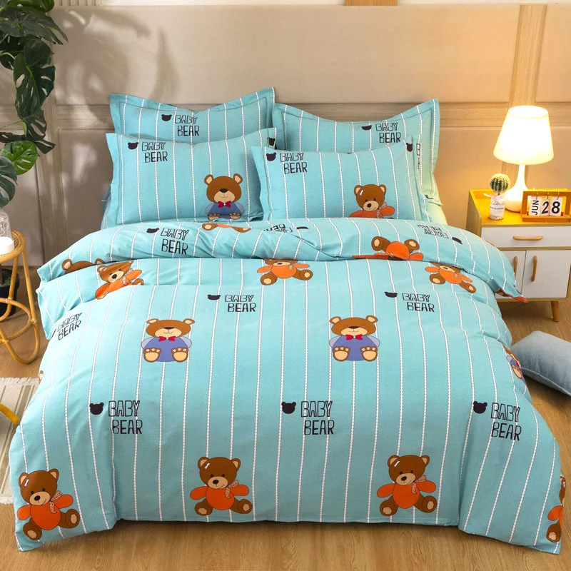 Title 6, Conjunto de roupa de cama com capa de edredom d...
