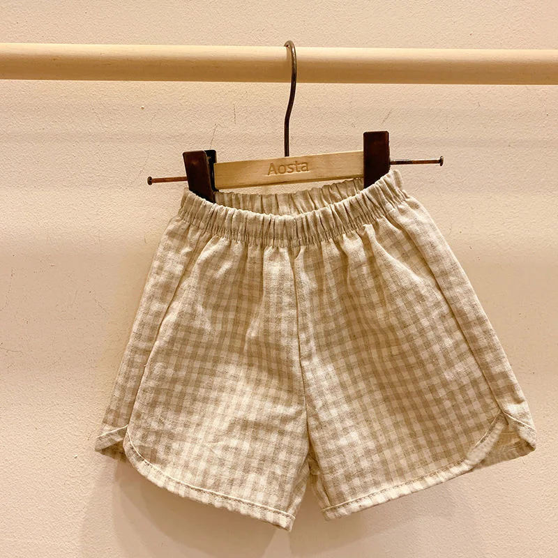 Shorts infantis Encore de verão finos, roupa externa para bebês, calças combinando com tudo, estilo coreano, meninos e meninas de verão — foto 3
