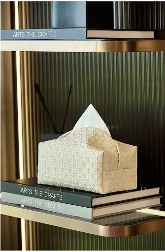Title 8, High-Grade Light Luxury Rattan Pattern Tissue B...