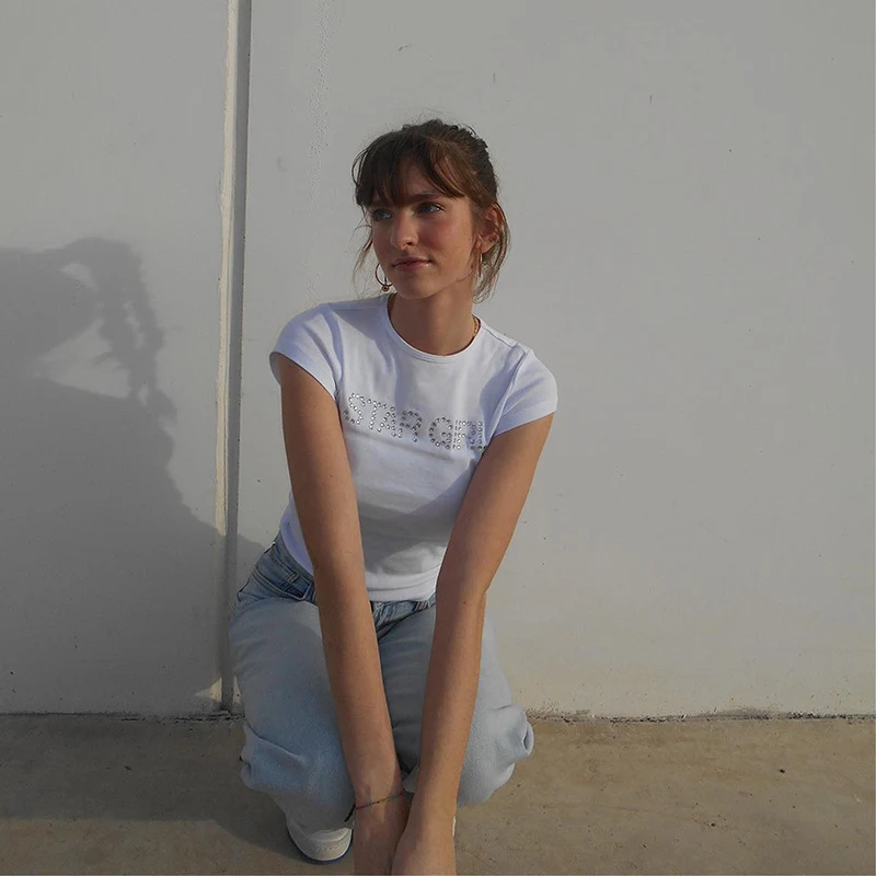 Title 3, Womens Spring And Summer Short Sleeve T-shirt