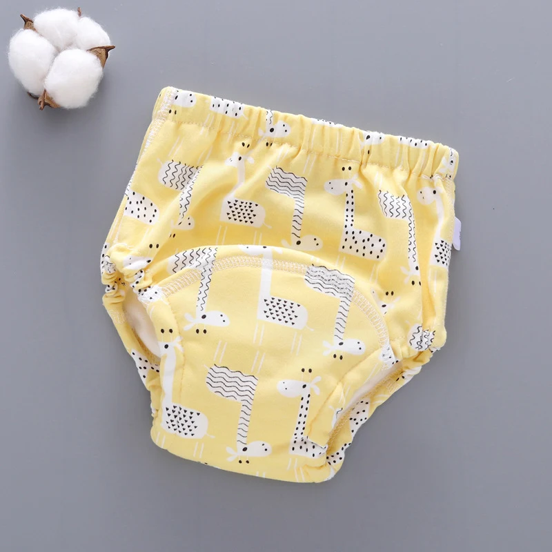 Pañales de entrenamiento para bebé de gasa de 6 capas lavables para un aprendizaje cómodo y protección contra fugas durante el día. — foto 9