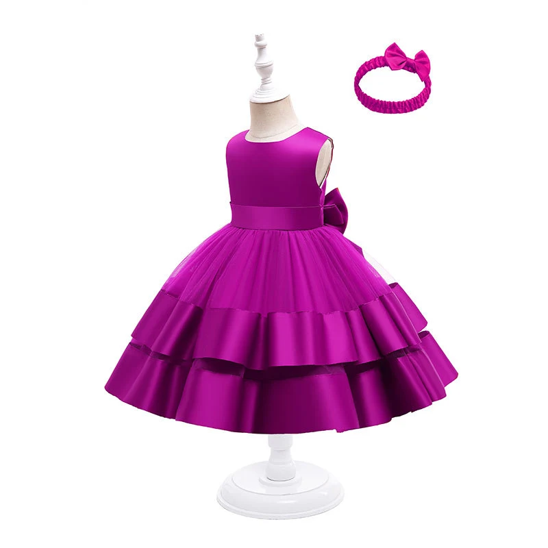 Title 12, Vestito Compleanno Bambina un Anno Puffy Luna P...