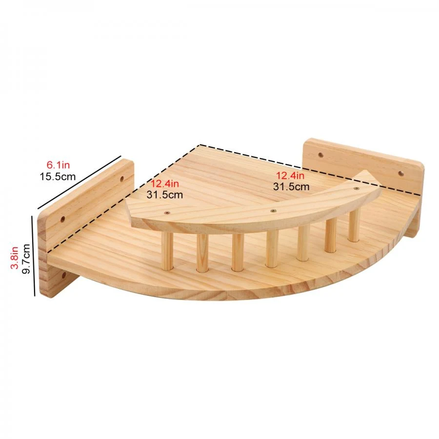 Title 5, Wall Mounted Cat Climbing Frame Cat Hammock and...