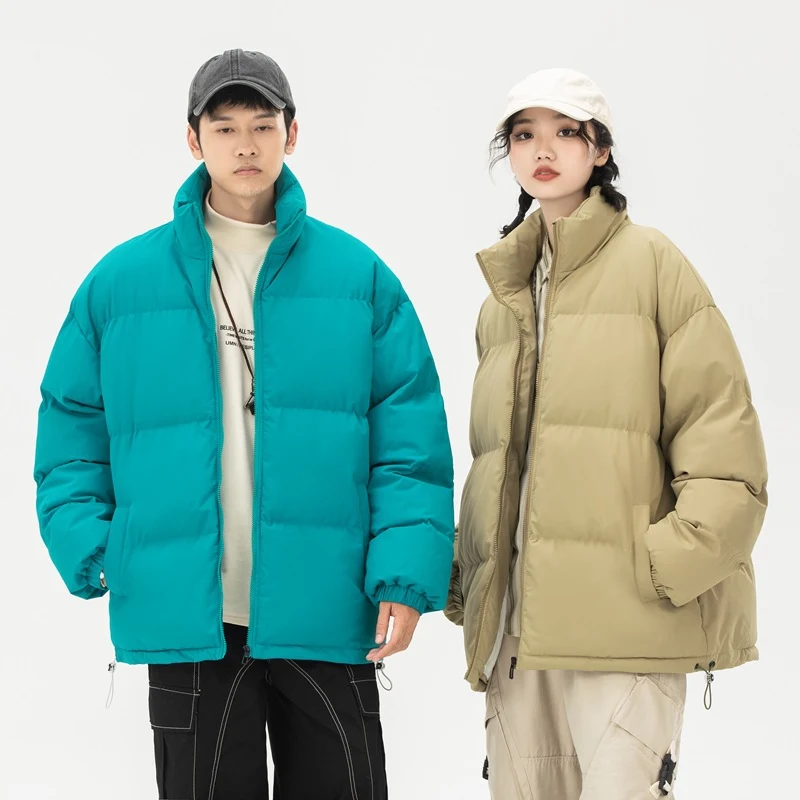 Trendy fried street bread couple cotton coat, all-matching casual style for women and students. Perfect for everyday wea — photo 25