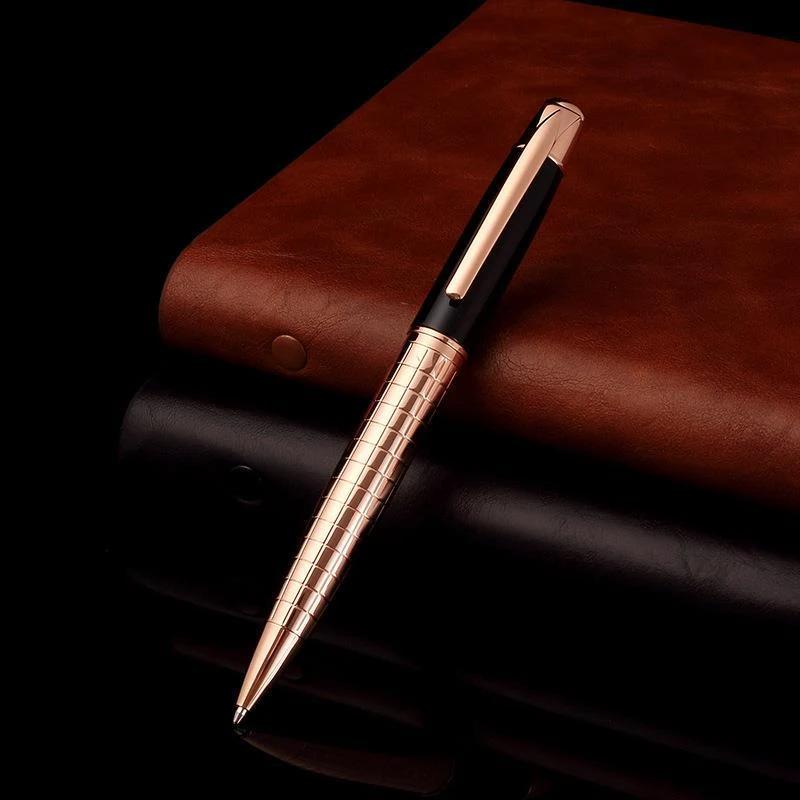 Caneta Esferográfica de Luxo Prata de Alta Qualidade Toda em Metal Conforto e Elegância para Escrita Fina e Durável — foto 3