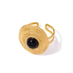 Anillo Retro de Lujo Asequible con Diseño de Bobina en la Corte Ocular, Tendencia Actual, Perfecto para un Look Elegante y Atractivo. — foto 7