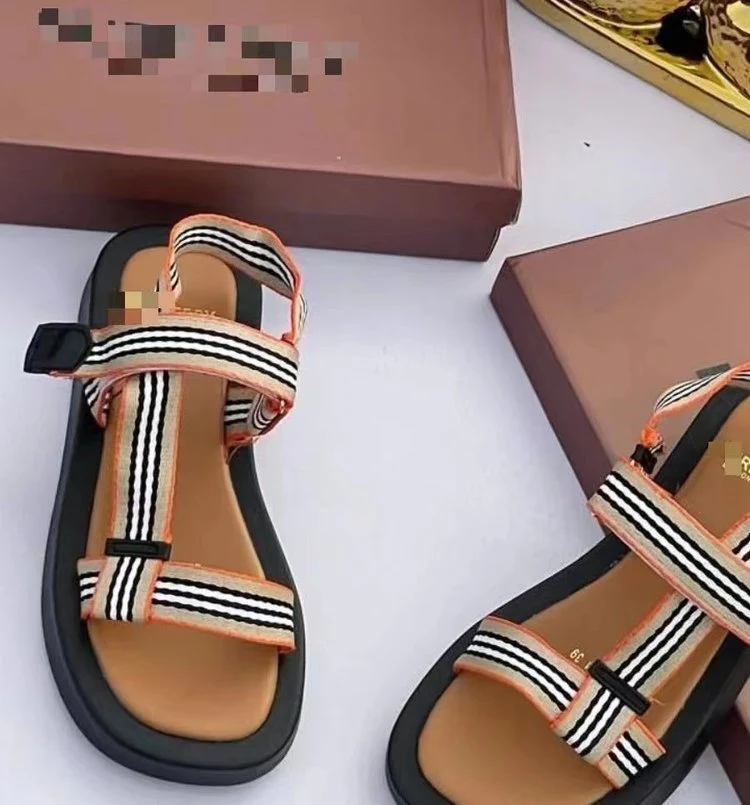 Women's Velcro Ankle-strap Buckle Open Toe Sandals. Comfortable and easy to wear. Perfect for summer, offering a secure — photo 5
