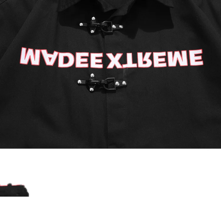 European And American Street Letter Print Long-sleeved Shirt for Men, a stylish and comfortable choice for casual street — photo 5