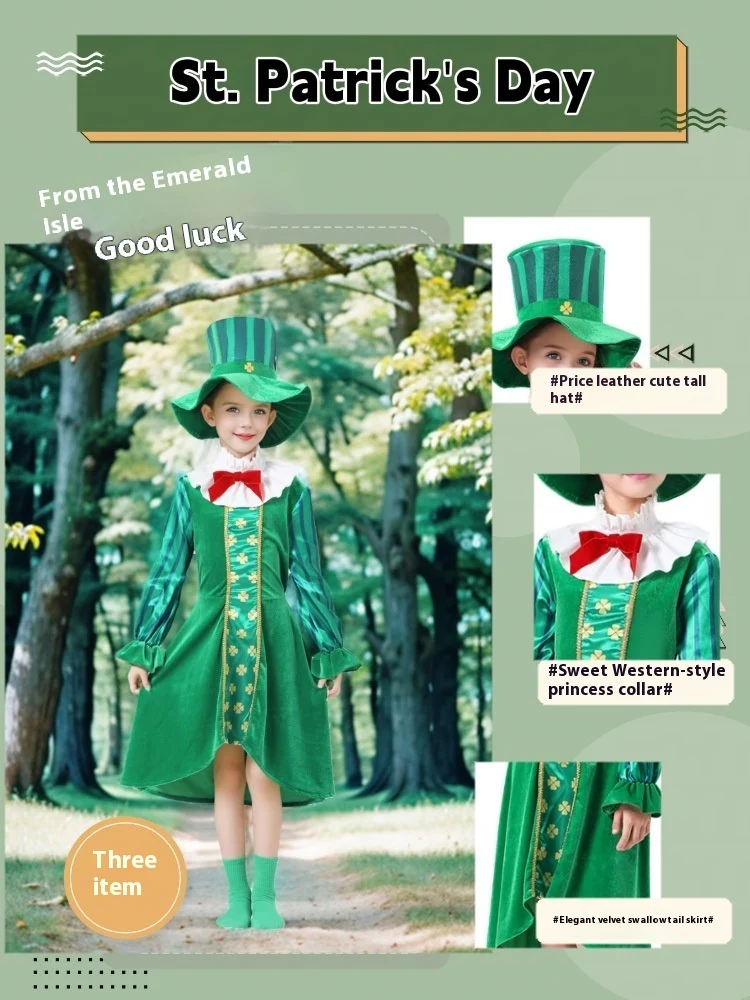Title 4, Childrens St Patricks Day Ethnic Style Irish ...