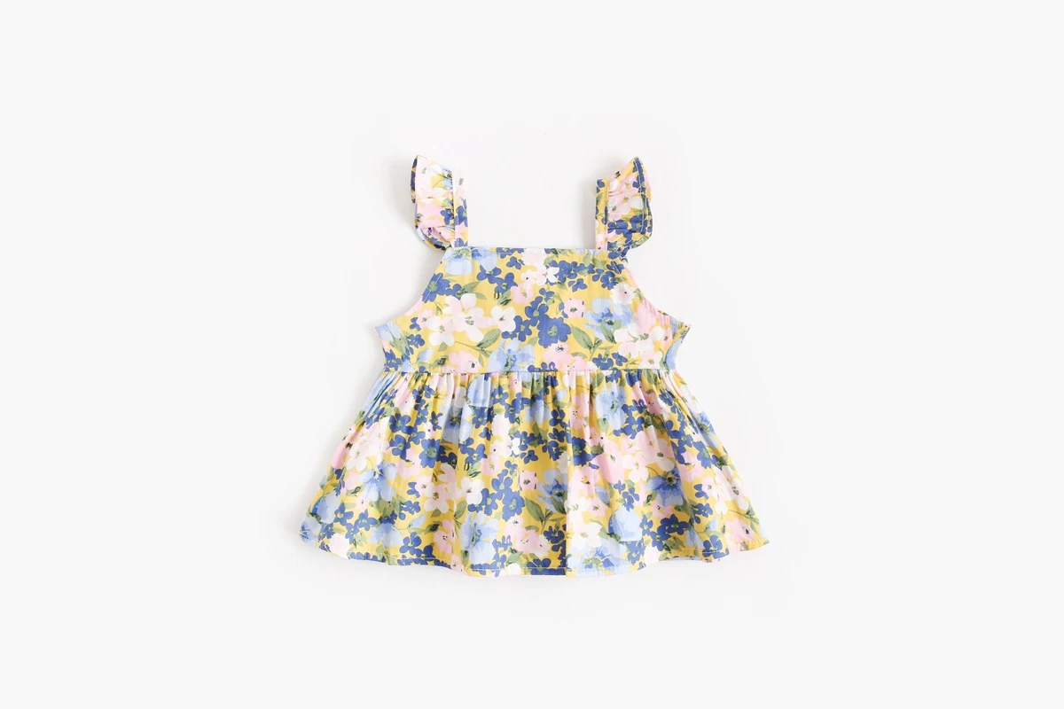 Title 6, Conjunto de roupa de bebê de duas peças com alç...