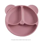 Bear Dinner Plate Rose Red