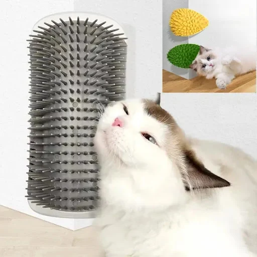 Cat Scratcher Massager for Cats Scratching Pets Brush Remove Hair Comb Grooming Table Dogs Kitten Care Royal Canin Acces — photo 1
