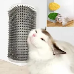 Cat Scratcher Massager for Cats Scratching Pets Brush Remove Hair Comb Grooming Table Dogs Kitten Care Royal Canin Acces — photo 1