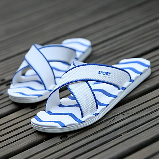 Title 2, Mens EVA Home Indoor Bathroom Slippers, lightw...