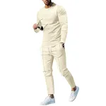 Terno Casual Masculino Manga Longa Waffle Gola Redonda — foto 6
