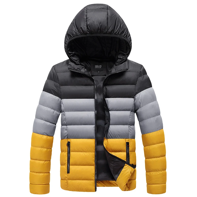 Title 3, Thick Warm Jacket Casual Trendy Brand Down Padd...