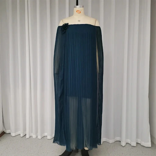 Title 2, Summer New Solid Color Off-shoulder Loose Dress