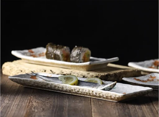 Title 5, Piatto lungo creativo in ceramica per sushi Ide...