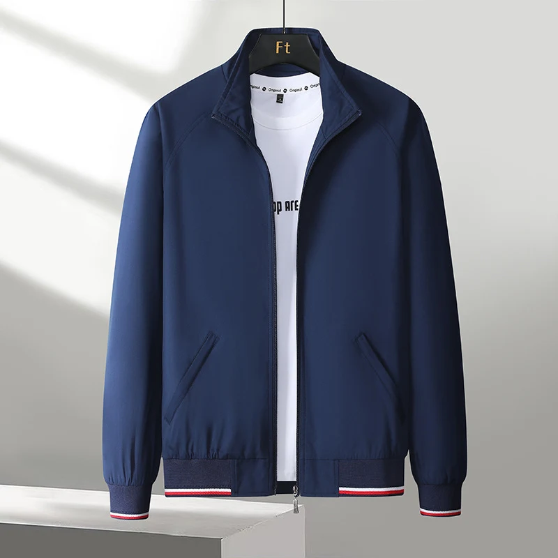 Men's Casual Business Baseball Uniform Fashion All-match One-piece Sleeve — photo 1