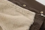 High Street Loose Casual Motorcycle PU Leather Jacket. Comfortable and stylish for everyday wear, offering a relaxed and — photo 17