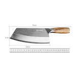 Stainless Steel Kitchen Knife with Wooden Handle — Provides precise and comfortable cutting for all your culinary needs, — photo 1