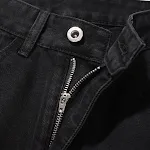 Effen gekleurde basic jeans voor heren, ideaal voor een casual look, comfortabel en duurzaam, een must-have in elke garderobe voor dagelijks gebruik. — foto 16