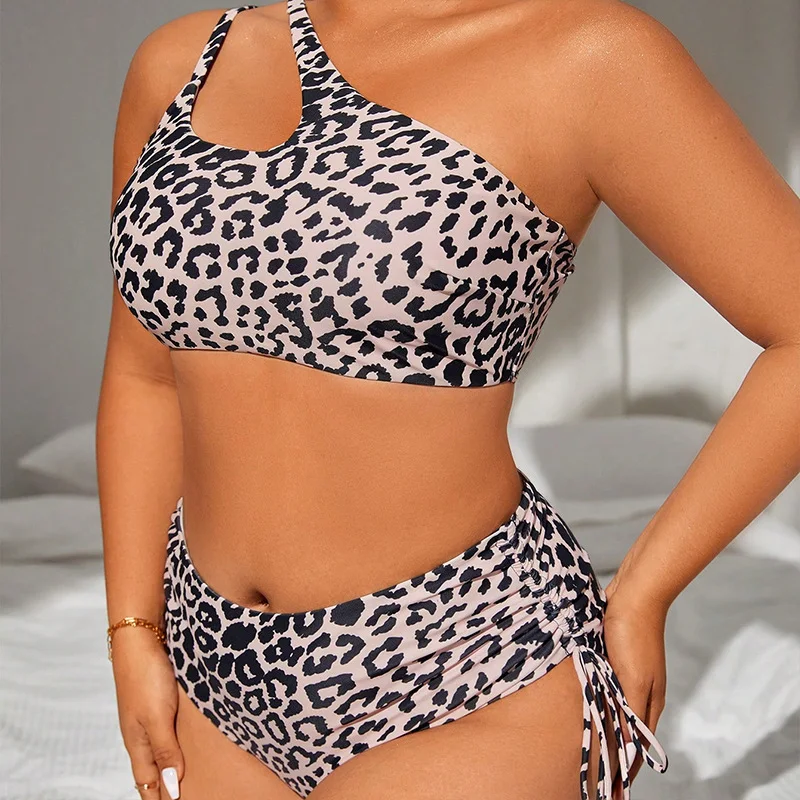 Title 7, Costume da bagno bikini stampa leopardata moda ...