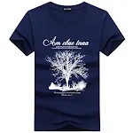 Summer Korean Style Men's Round Neck Short Sleeve T-shirt Young Men's Plus Size Comfortable Breathable Perfect for Warm — photo 34