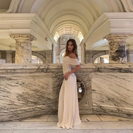 Title 4, Off-shoulder Off-shoulder Collar Fashionable El...
