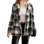 Women's Fashion Casual Plaid Jacket, comfortable and stylish for everyday wear. A versatile piece perfect for creating c — photo 1