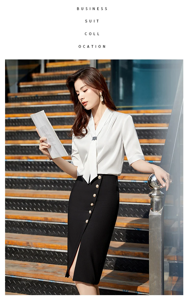 Title 8, Chiffon Shirt Womens Mid-sleeve Summer Tooling...