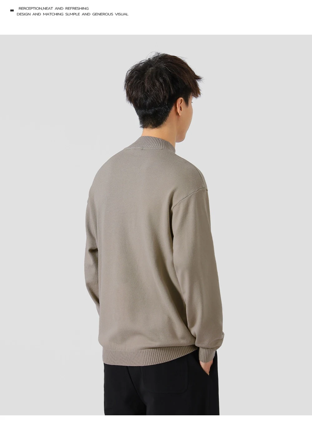 Title 4, Solid Color Loose Inner Wear Leisure Warm Botto...