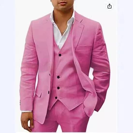 Terno Casual para Noivo Casamento Banquete, Elegância e Conforto para Festas, Perfeito para Ocasiões Especiais e Celebrar — foto 3
