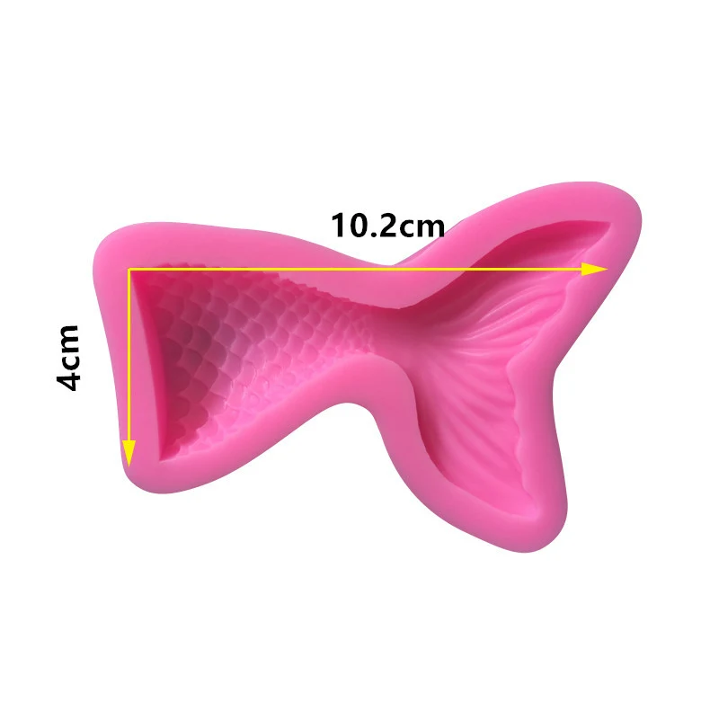 Title 1, Mini Mermaid Fondant Baking Liquid Silicone Mol...