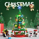 Christmas Building Blocks Sweet House People Floating Snow Rotating Music Box for a delightful and magical holiday exper — photo 14