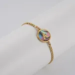 Bracciale tondo in acciaio inossidabile con lettere, un accessorio elegante per esprimere la tua personalità e il tuo stile unico. — foto 20