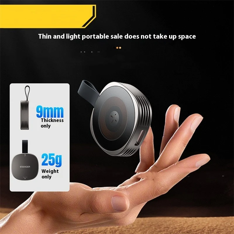 Title 3, Zinc Alloy Wireless Magnetic Charger Fast and S...