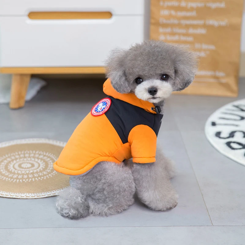 Title 4, Warm Cotton Dog Clothes for Autumn and Winter K...