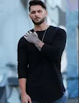 Camiseta fitness masculina algodão puro esportes outono inverno marca moderna respirável confortável. Ideal para treinos e atividades físicas. — foto 5