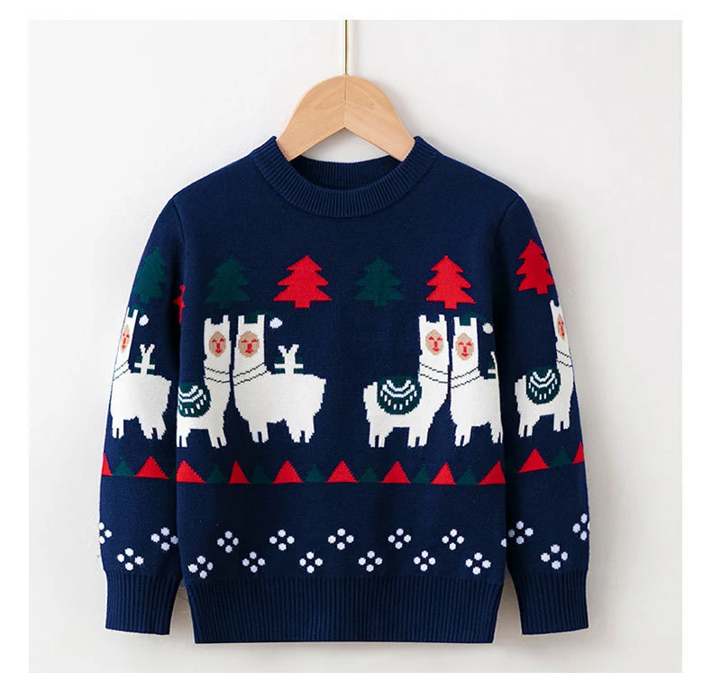 Maglioni natalizi per bambini in viscosa e cotone Comfort e stile festivo per i più piccoli. Goditi il Natale con questi morbidi e adorabili maglioni. — foto 24